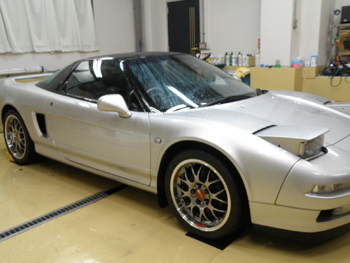 ホンダ NSX/ガラスコーティング