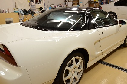 ホンダ NSX-R/ガラスコーティング