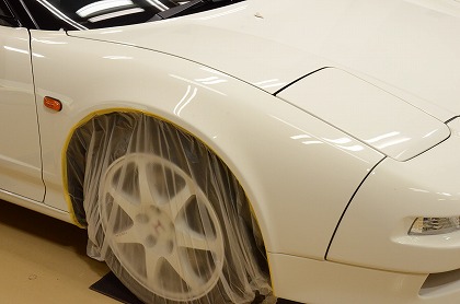 ホンダ NSX-R/ガラスコーティング
