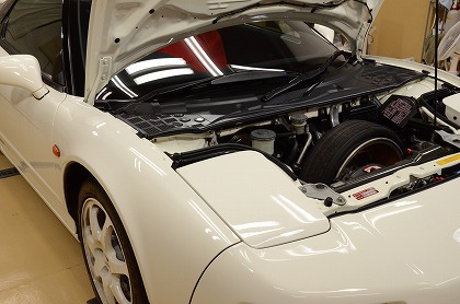 ホンダ NSX-R/ガラスコーティング