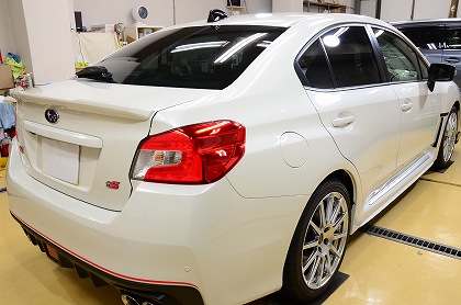 スバル ＷＲＸ Ｓ４ ｔＳ/ガラスコーティング