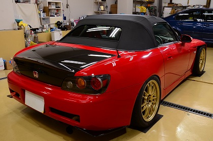 ホンダ S2000/ガラスコーティング